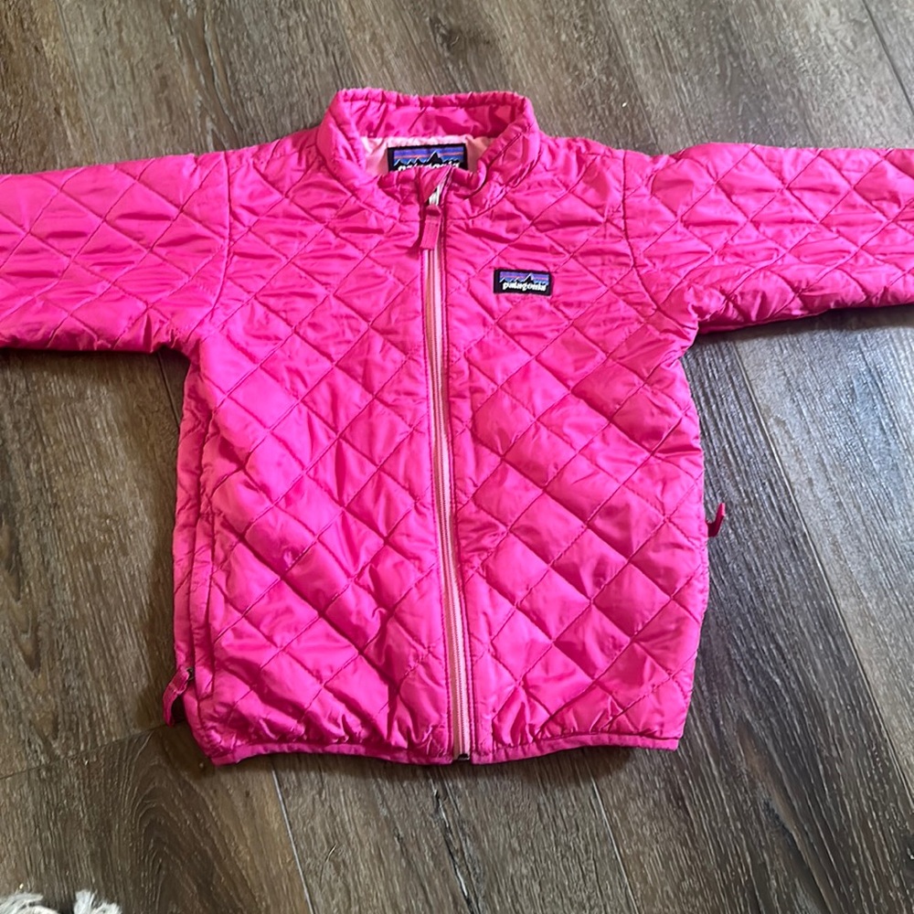 COPY - Patagonia puffer toddler girl zip up coat 3T